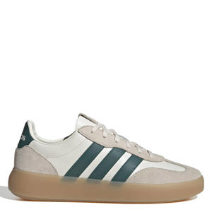 Barreda Decode Lux leren sneakers ecru/groen