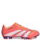 adidas Performance Predator Club FG/MG Senior voetbalschoenen koraalrood/wit/kobaltblauw