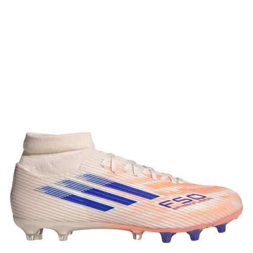 adidas Performance F50 Sparkfusion League FG/AG dames voetbalschoenen licht koraalrood/wit/kobaltblauw afbeelding