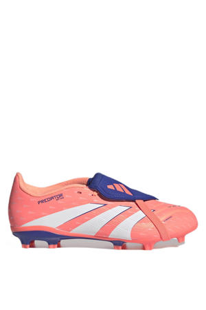 Predator Leaque FT junior voetbalschoenen koraalrood/wit/kobaltblauw