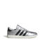 adidas Sportswear Breaknet imitatieleren leren sneakers Sleek zilver/zwart