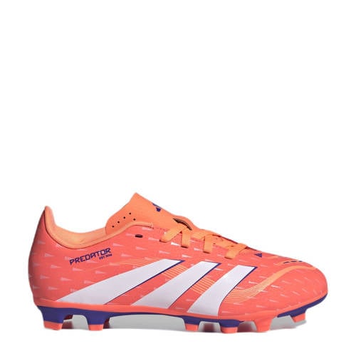 adidas Performance Predator ClubFG/MG Sala junior voetbalschoenen koraalrood/wit/oranje afbeelding
