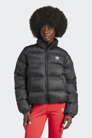 gewatteerde jas PUFFER zwart