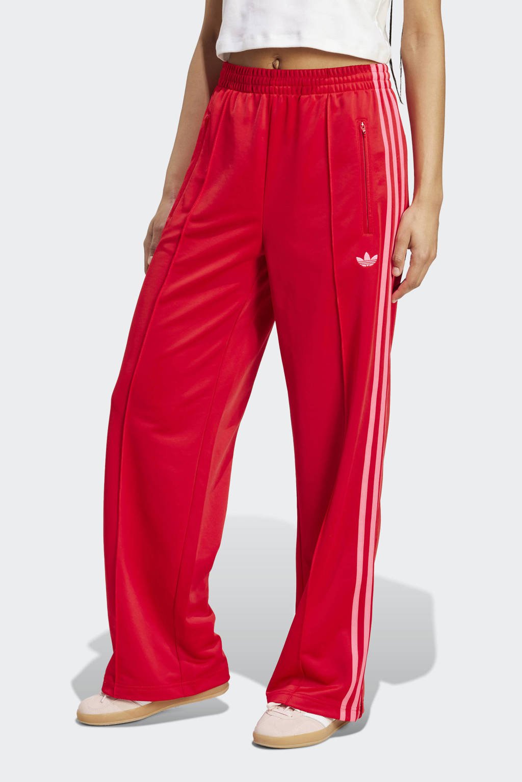 Broek Rood Adidas Sst Broek Dames Adidas Originals Trainingsbroek