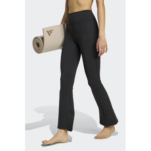 adidas Performance flared sportlegging zwart afbeelding