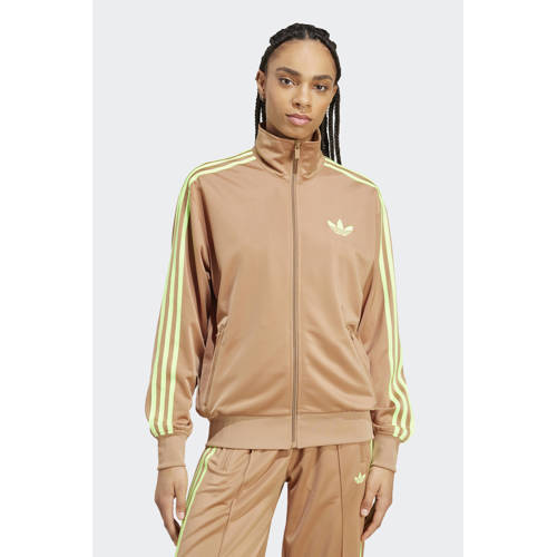 adidas Originals trainingsjack Firebird bruin/geel afbeelding