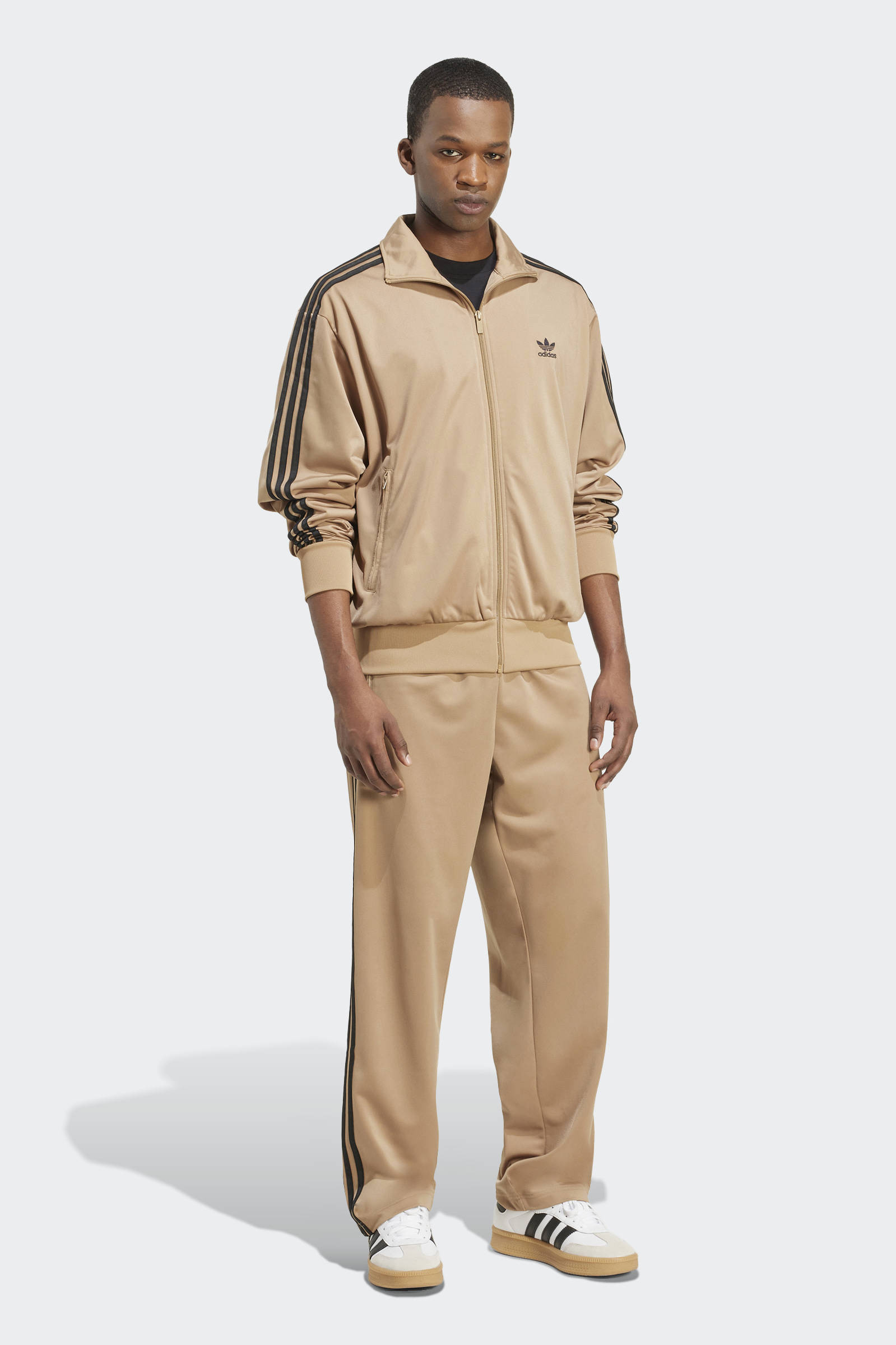 adidas Originals trainingsjack Firebird bruin | wehkamp