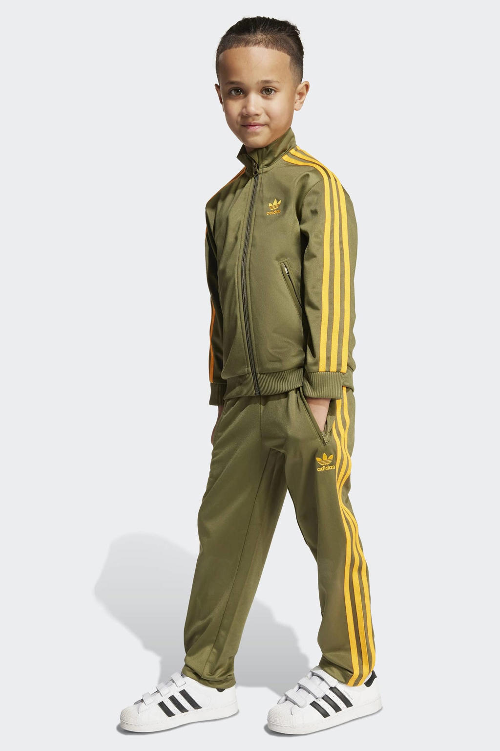 adidas Originals Firebird trainingspak olijfgroen