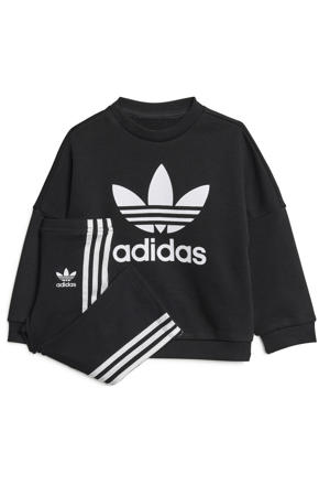 joggingpak Adicolor zwart