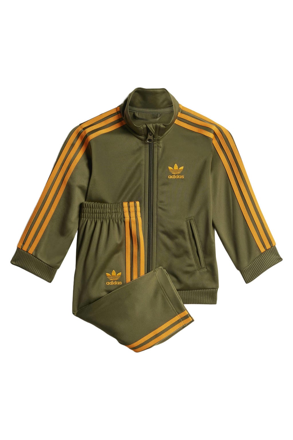 adidas Originals Firebird trainingspak olijfgroen