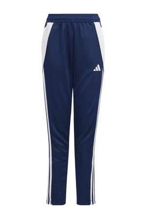 Junior sportbroek Tiro 24 donkerblauw
