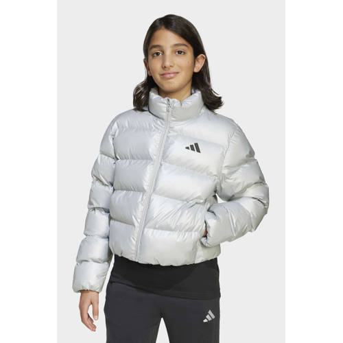 adidas Sportswear jas zilver metallic afbeelding