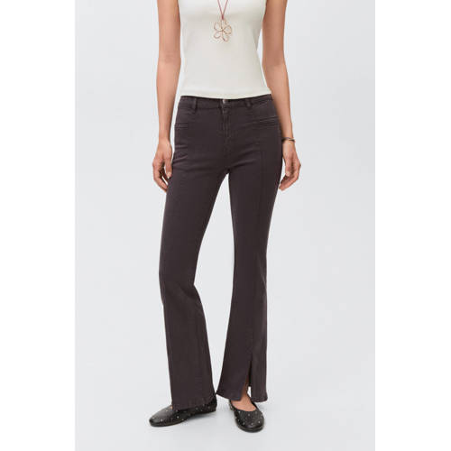 MANGO TEEN flared jeans antraciet afbeelding