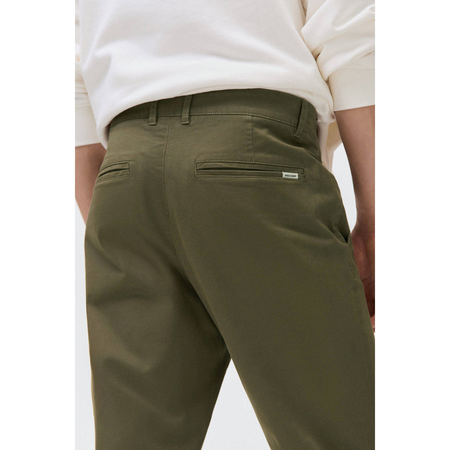MANGO TEEN regular casual broek kaki