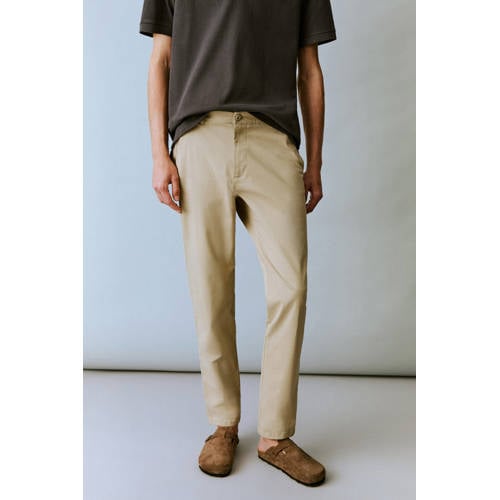 MANGO TEEN regular chino beige afbeelding