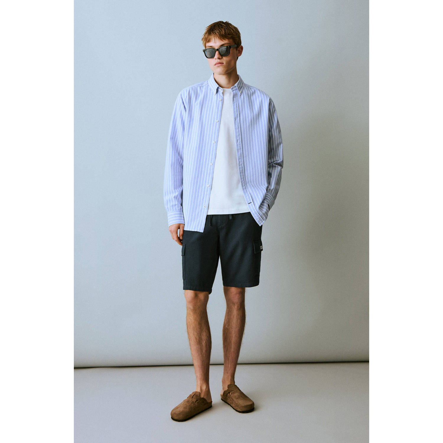 MANGO TEEN overhemd blauw
