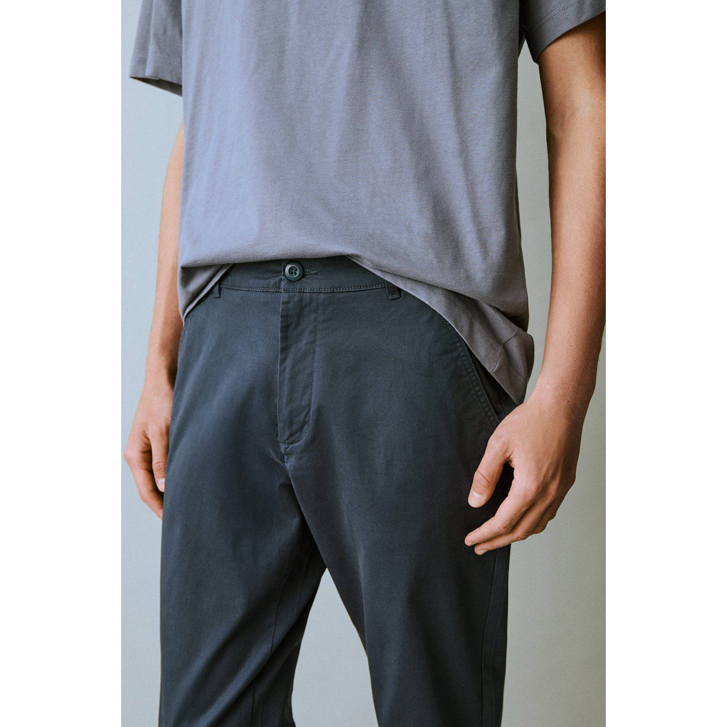 MANGO TEEN regular chino marine