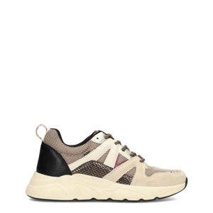 Carocel chunky sneakers beige/zwart