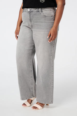 wide leg jeans grijs