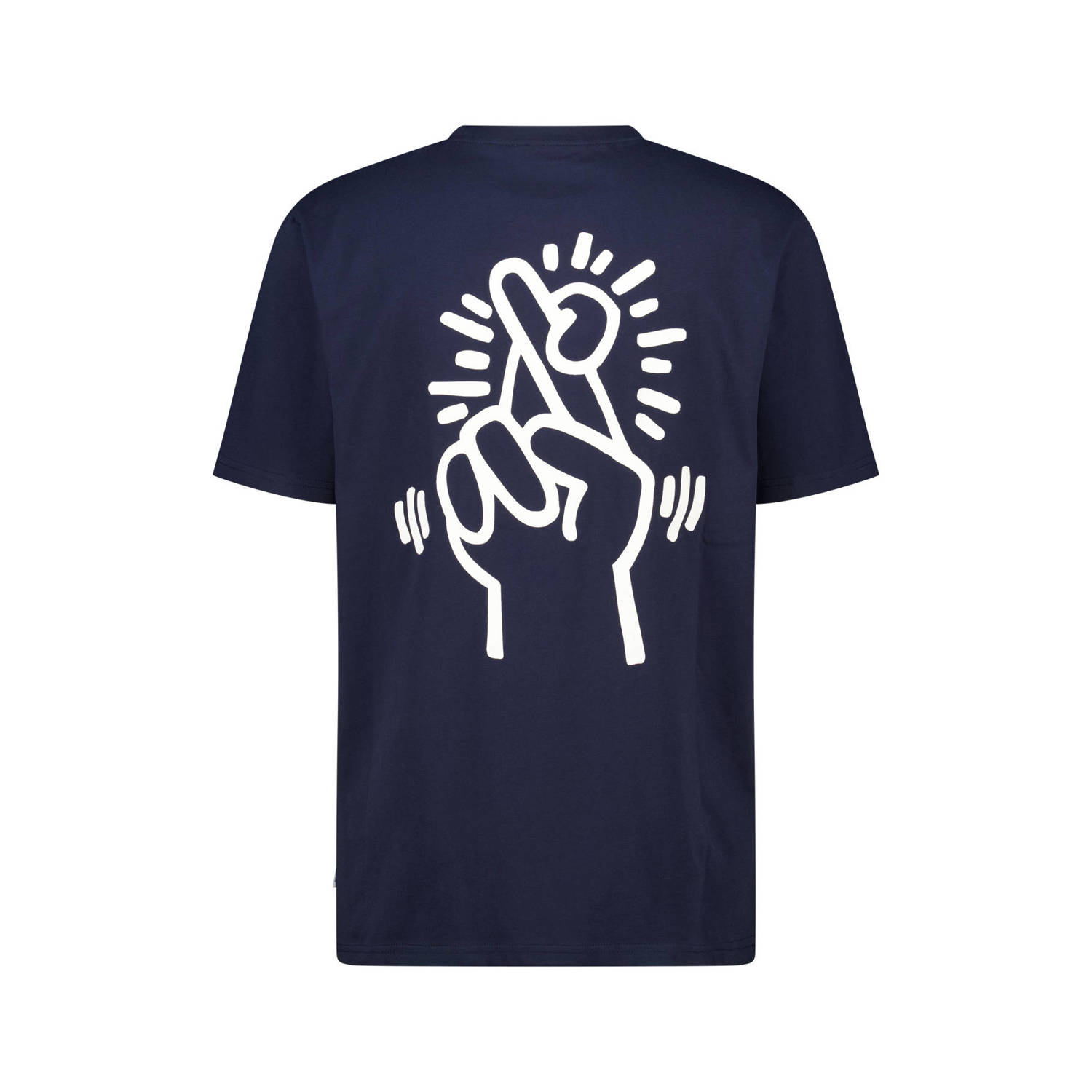 America Today regular T-shirt blauw