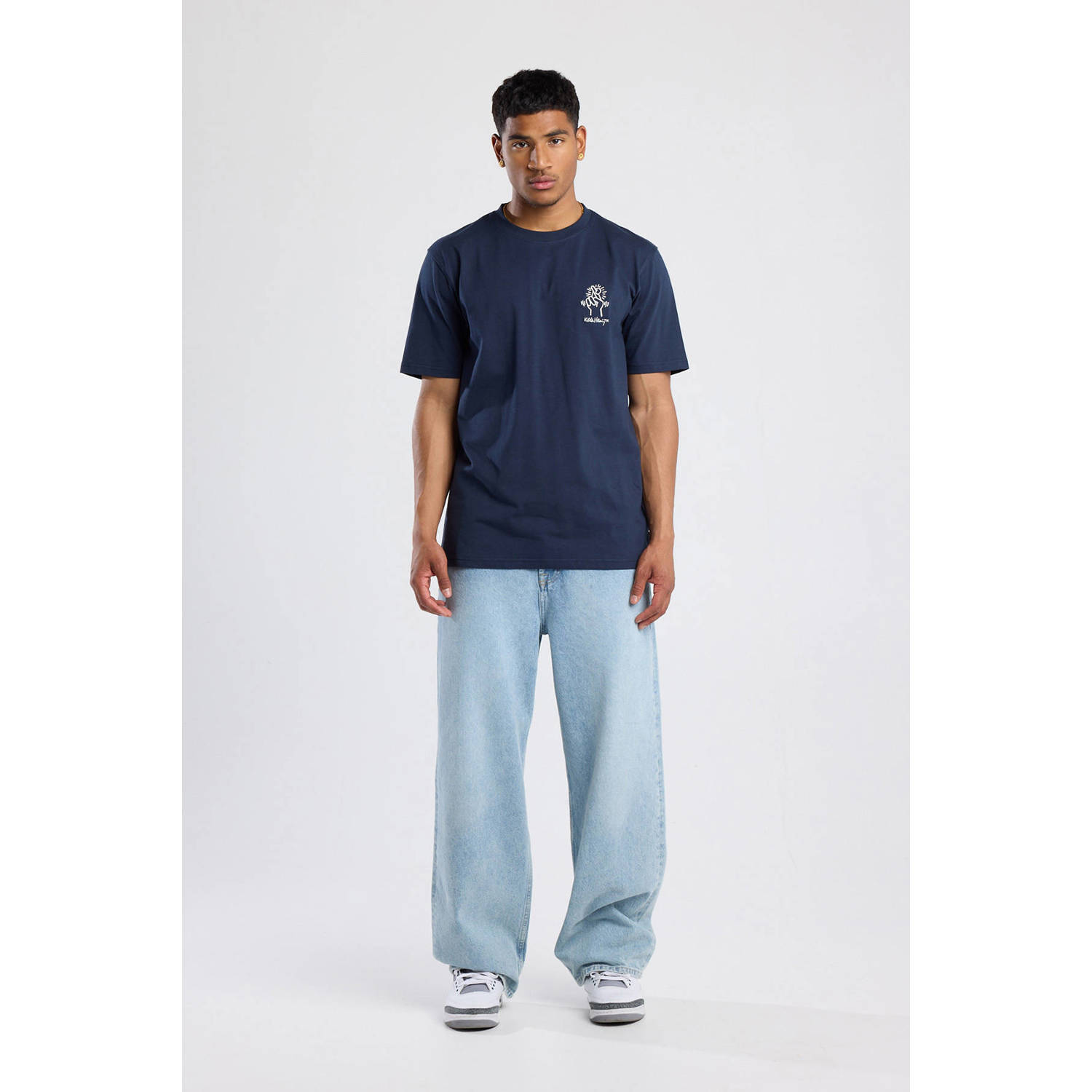 America Today regular T-shirt blauw