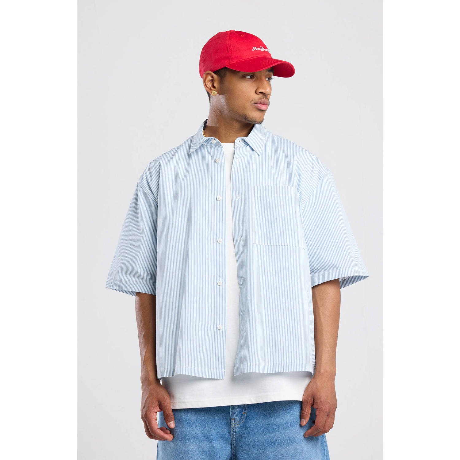 America Today casual overhemd wit