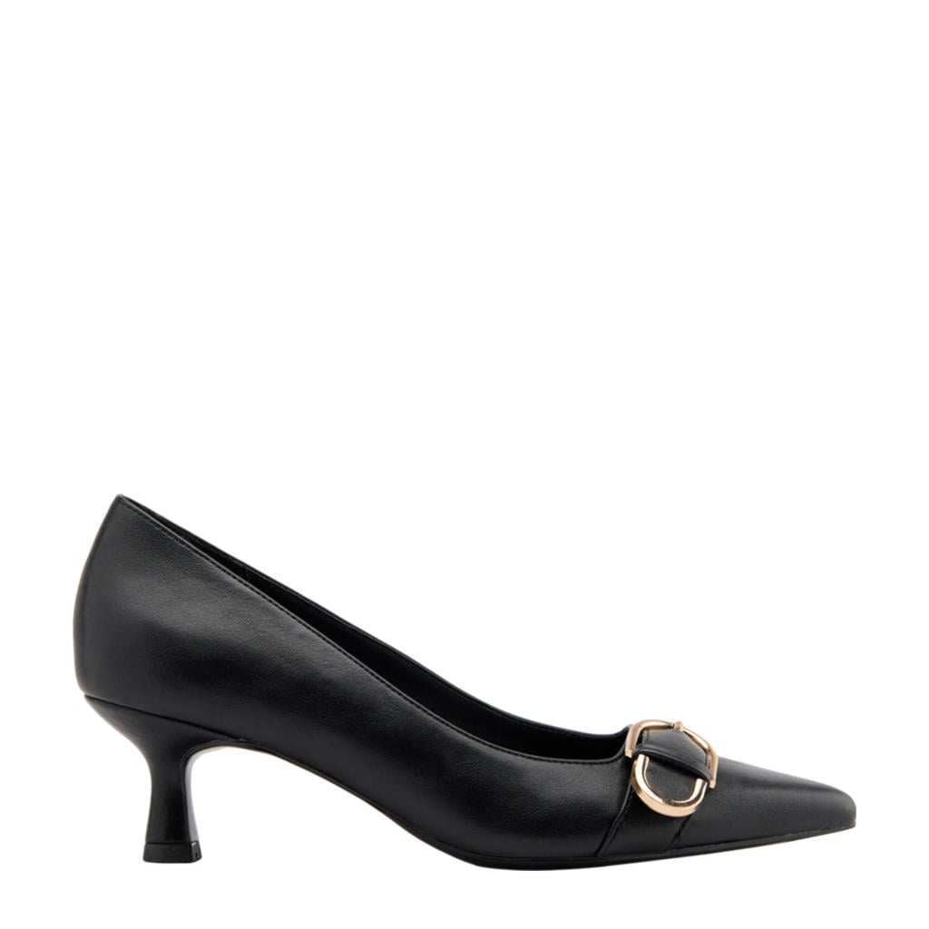 Zwarte dames Graceland pumps van imitatieleer
