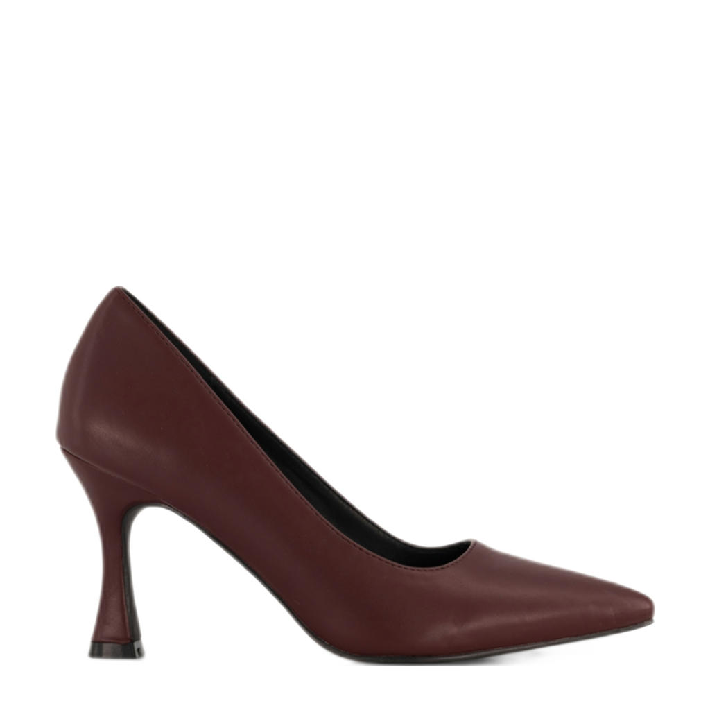 Bordeaux dames Graceland pumps van imitatieleer