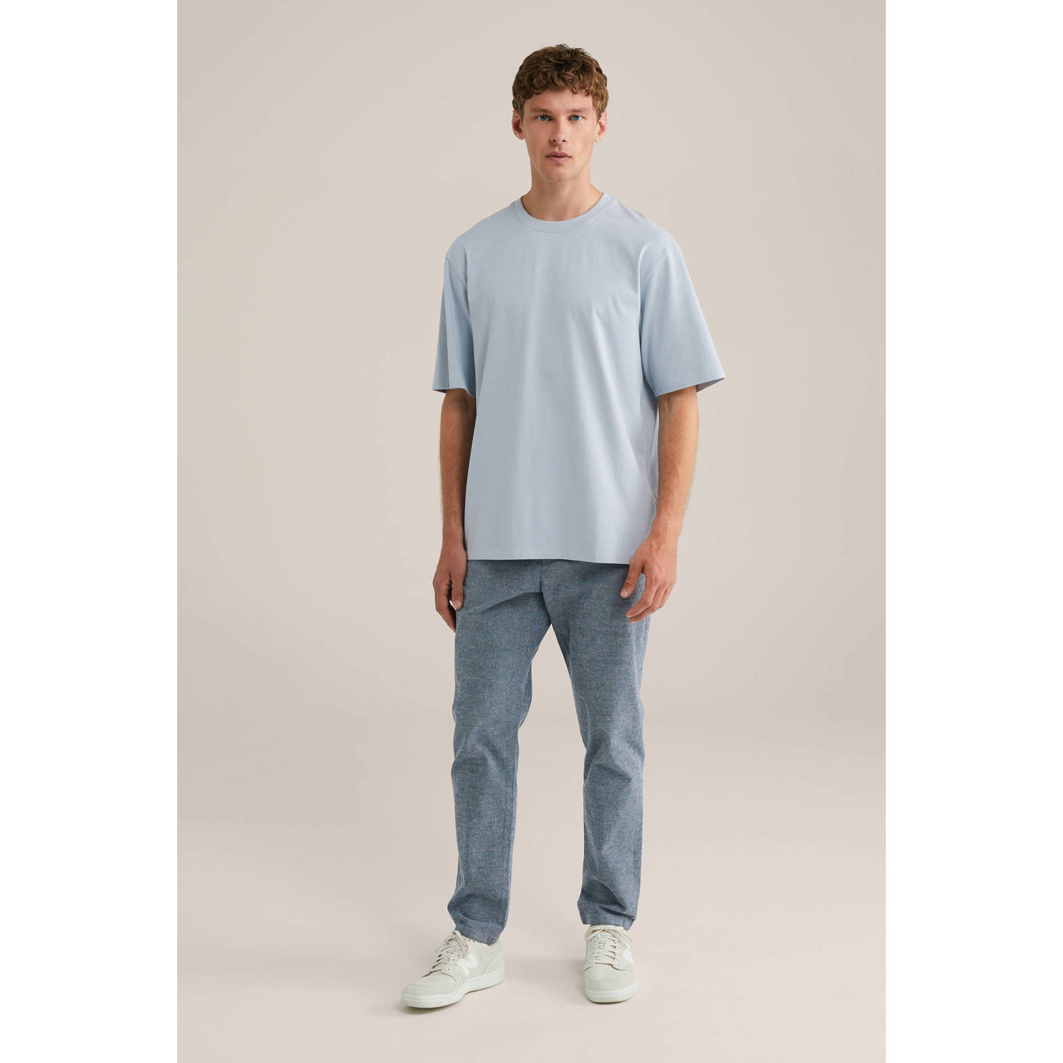 WE Fashion T-shirt lichtblauw