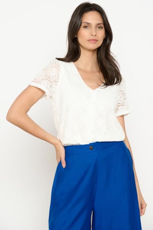 top wit broderie