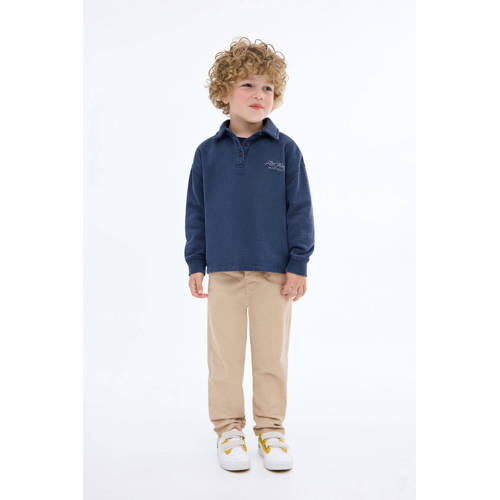 Mango Kids regular casual broek beige afbeelding