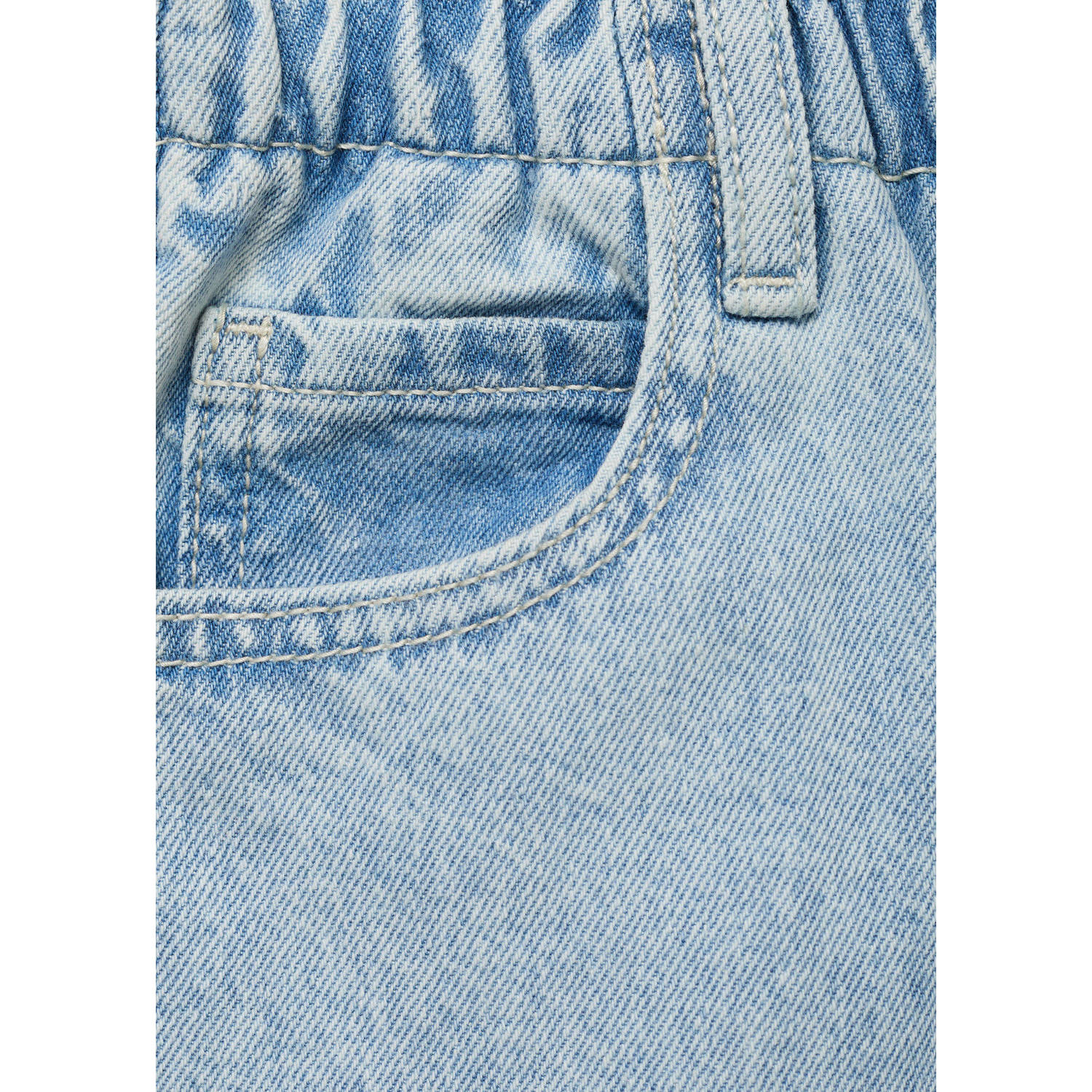 Mango Kids denim spijkerrok light blue denim