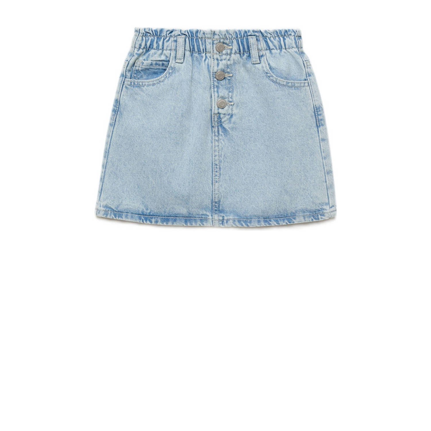 Mango Kids denim spijkerrok light blue denim