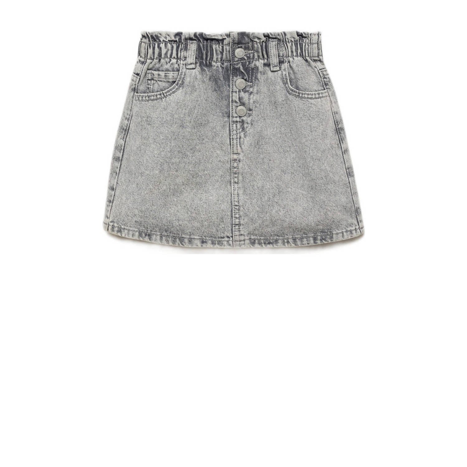 Mango Kids denim spijkerrok grey denim