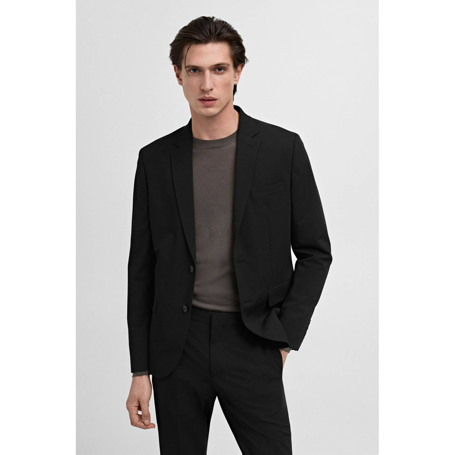 Mango Man colbert zwart
