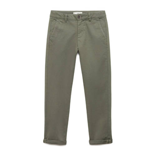 Mango Kids straight casual broek kaki afbeelding