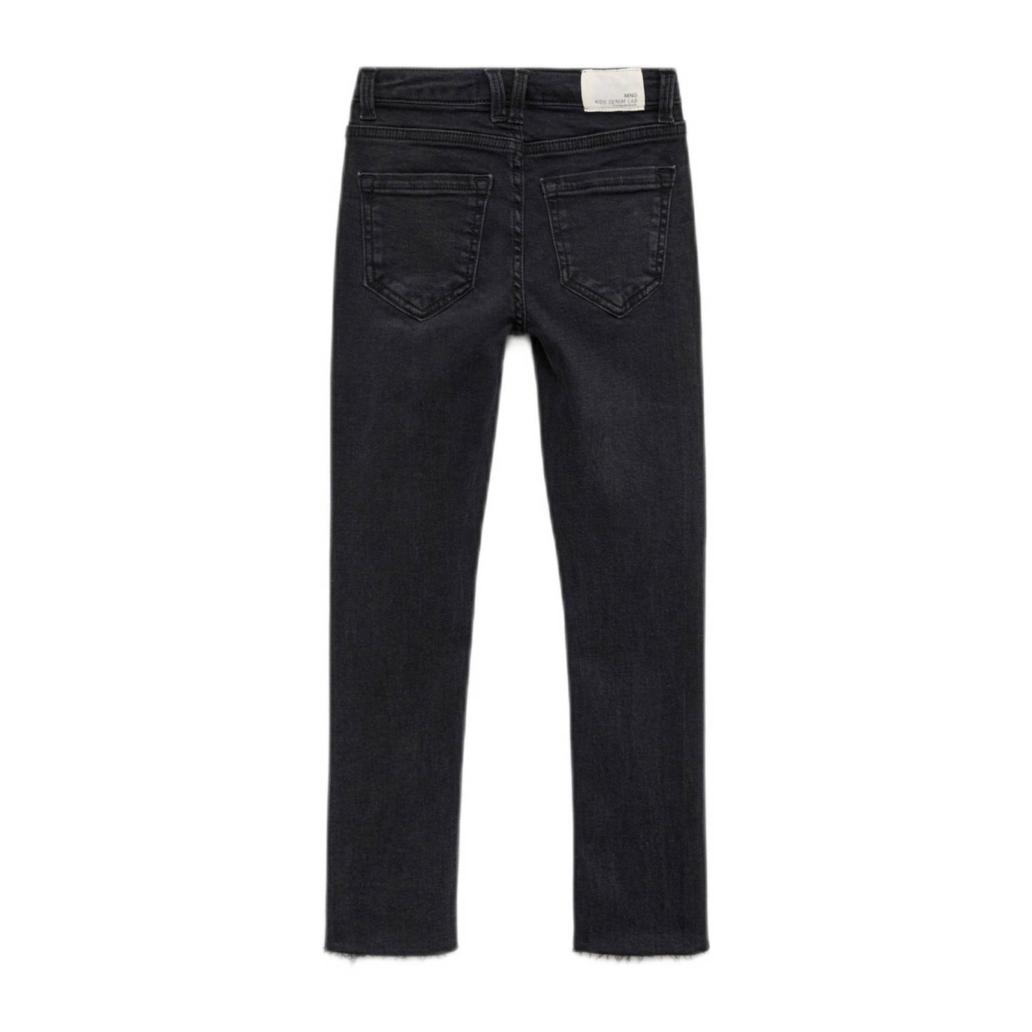 Mango Kids skinny jeans black denim