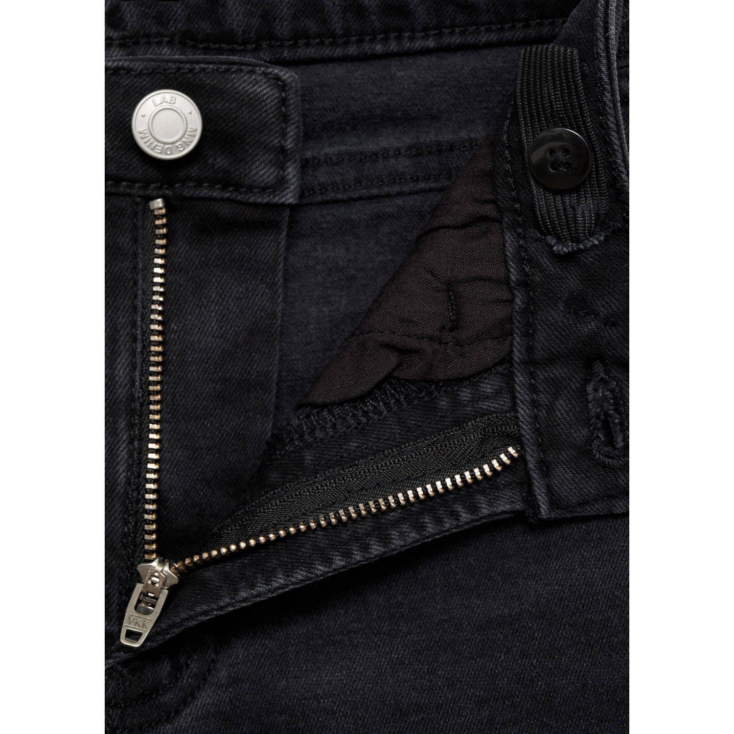 Mango Kids skinny jeans black denim
