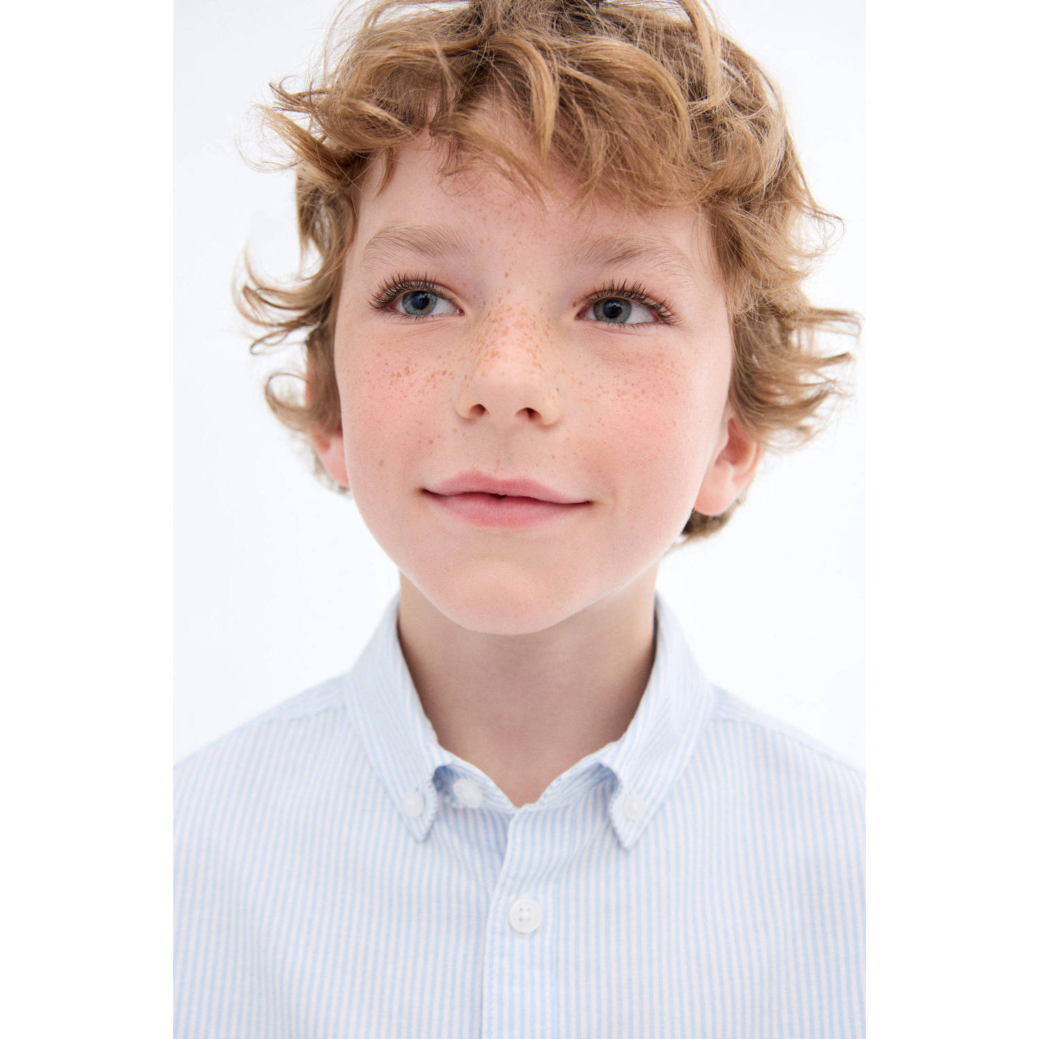Mango Kids overhemd lichtblauw