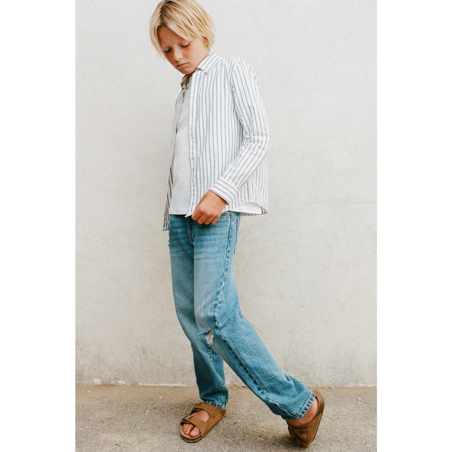 Mango Kids overhemd blauw