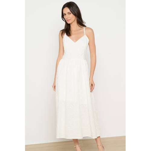 LOLALIZA zomerjurk broderie ecru afbeelding