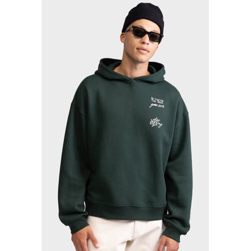 Redefined Rebel hoodie donkergroen afbeelding