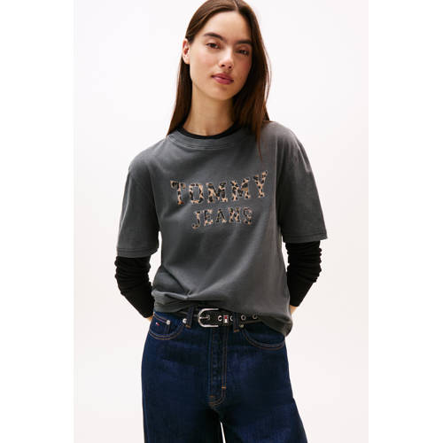 Tommy Jeans T-shirt zwart afbeelding