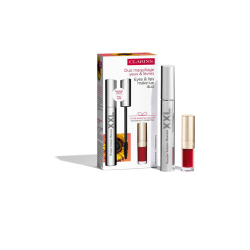 Clarins Set - Lip Comfort Oil 1,4 ml + Wonder Volume Mascara XXL 8 ml afbeelding