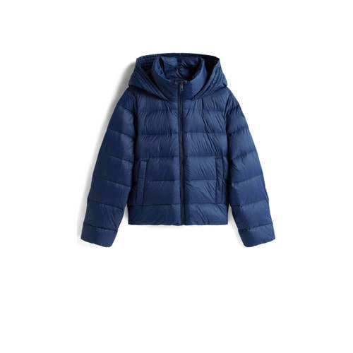 Tommy Hilfiger gewatteerde jas marineblauw afbeelding