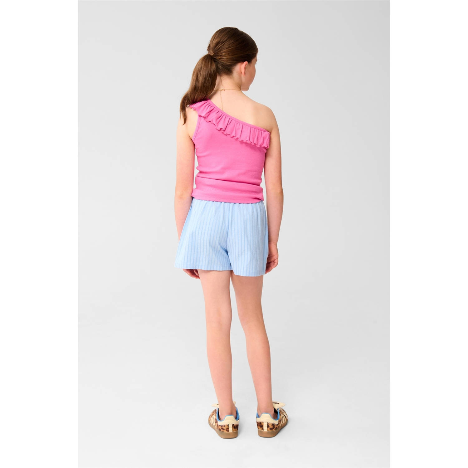Shoeby one shoulder top roze