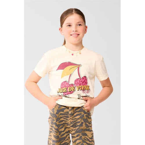 Shoeby T-shirt ecru afbeelding
