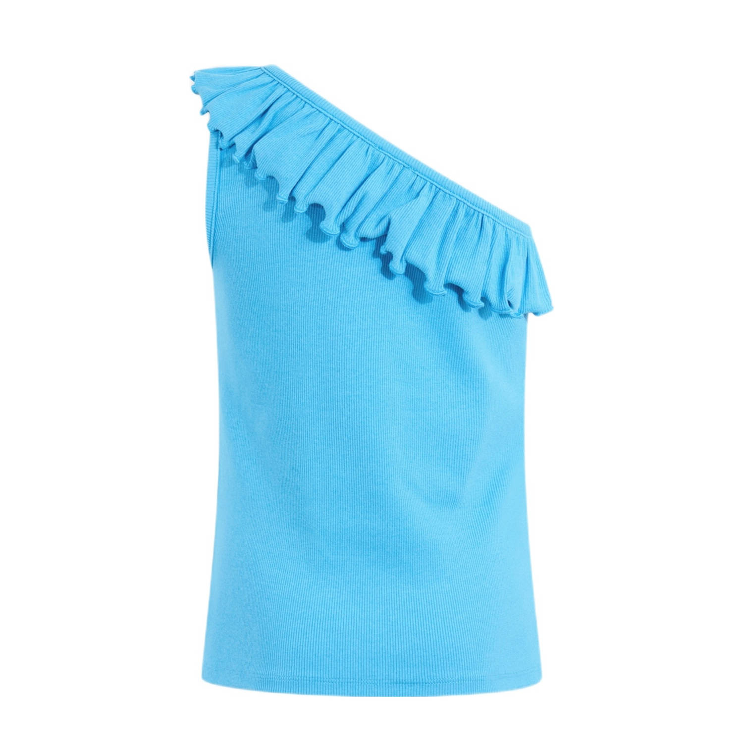 Shoeby one shoulder top blauw