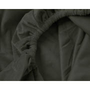 thumbnail: W velvet hoeslaken - donkergroen
