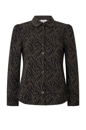 blouse donkergroen